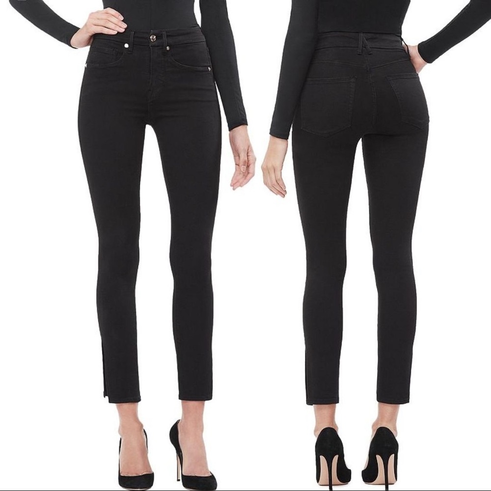Good American Good Waist Crop jeans